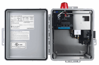 alarm, control panel, SJE, Model 112, septic system alarm