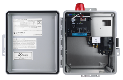 alarm, control panel, SJE, Model 112, septic system alarm