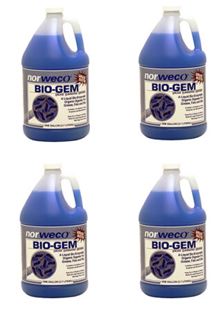 norweco, bacteria, grease buster, FOG, fats oils grease, bio gem, septic, treatment, maintenance, prevention