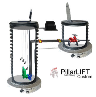 PillarLIFT CUSTOM Prefab Sewer Grinder System
