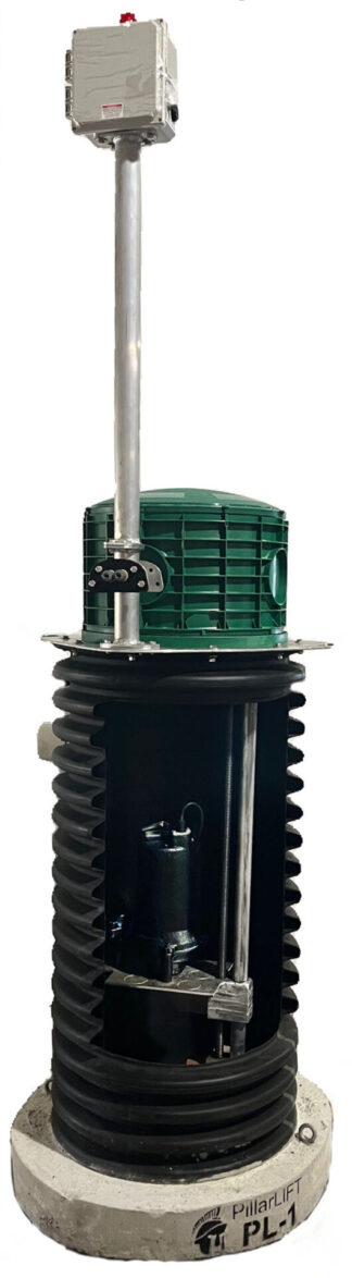 PillarLIFT (PL-PC) Sewer Lift System (2 HP Grinder Pump)